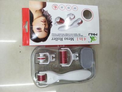 4 and 1 set of roller micro-needle beauty tools
