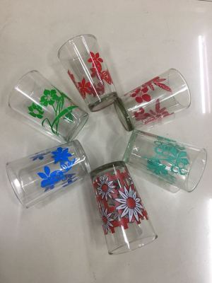 Printed Glass Cup