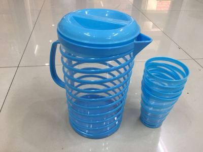 Straight Plastic Kettle with Cup