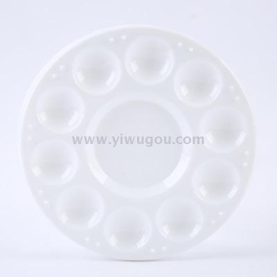 Keep smiling 11 hole round color palette new PP plastic