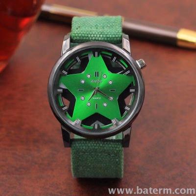 The fashion trend of the big dial - star cowboy watch with the cool men's fashion watch quartz watch