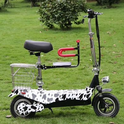 Cool running electric bike to go to work to pick up the children's scooter can be foldable remote control