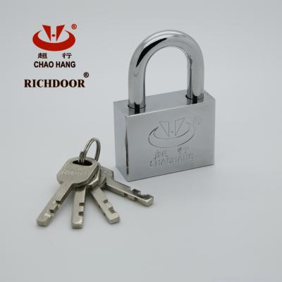 [super lock industry] super padlock leaf lock square chrome lock