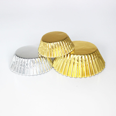 Junke factory direct selling cupcake cake holder with gold and silver foil cupcakes