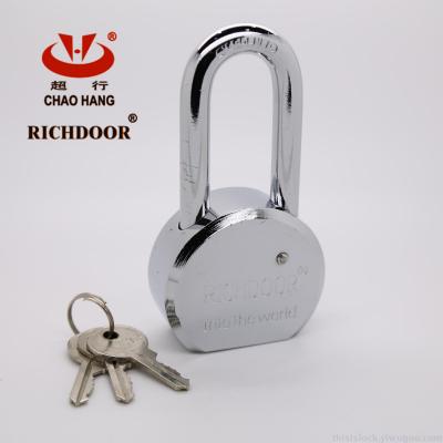 [super lock industry] RICHDOOR padlock word round steel lock long beam short beam double bubble packaging