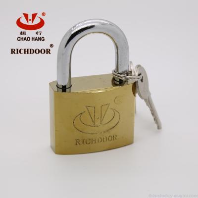 [super lock industry] super padlock thick open lock titanium gold lock