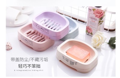 A new type of european-style simple and creative water use soap box bathroom plastic handmade soap box soap rack