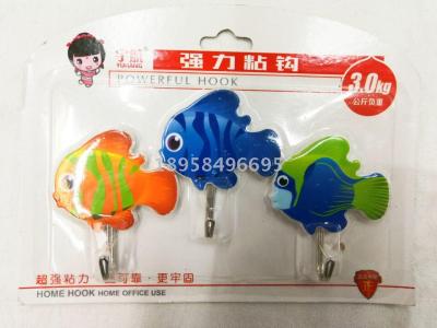 High quality and strong adhesive hook animal fruit face glue hook hook hook hook hook hook hook paper packaging