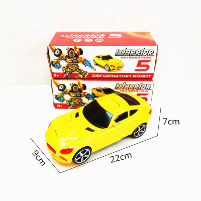 Children's yizhi electric toy boxed and intelligent electric Benz deformation car band light music