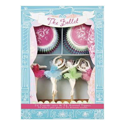 The ballet girl series cupcake cocktail party can customize the cake cup set