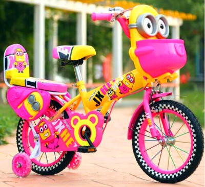 The new-style children's bike is a female folding bicycle, a 12-inch 14-inch 16-inch girl.