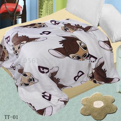 Yiwu factory export primary goods source double-layer multi - functional lazy air-conditioned office siesta blanket blanket
