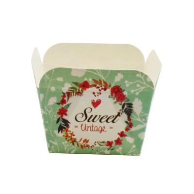Sweet sweet square cupcake party can customize the green cupcakes square cup