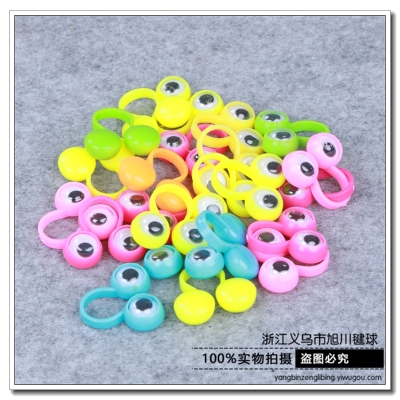 Manufacturers direct sales of children's toys eyes can move monster finger puppet story props