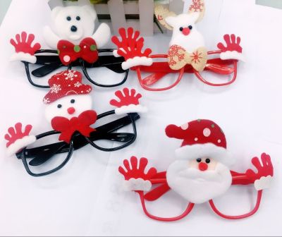 Palm Christmas Presents Children's Eye frame Glasses Santa Claus Snowman Glasses