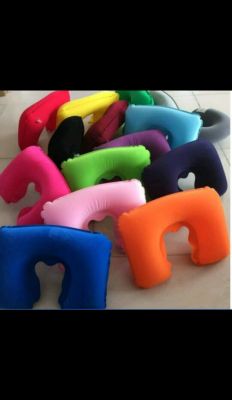 U - shaped inflatable pillow