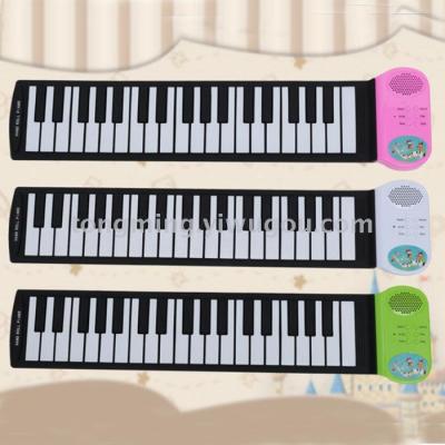 Children's hand-roll piano 37 key smart music enlightenment toy electronic piano