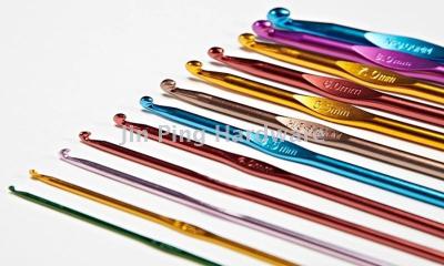 Manufacturer's direct selling of colored aluminum alloy with single crochet crochet