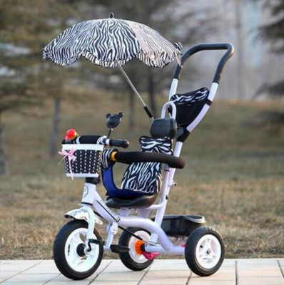 Children's four-in-one tricycle pedals push children's tricycle baby trolley children's bicycle
