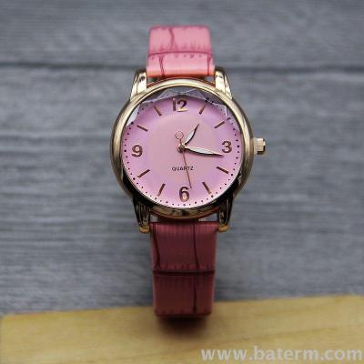 New fashion cut glass simple digital belt lady fashion watch student watch