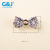 Bowknot zircon metal C clasp button small cravat leather upholstery decorative high-grade gem buckle