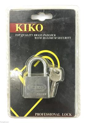 KIKO padlock is locked.