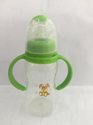 Single solid color square bottle printing with 150ML PP milk bottle