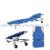 Aluminum Alloy Folding Stretcher Blue Oxford Cloth Emergency Stretcher Stretcher