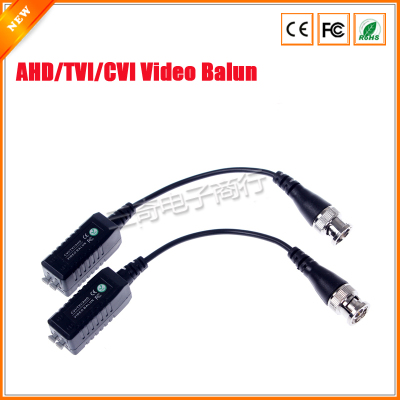 CCTV Video Balun Transceiver HD-CVI TVI AHD Passive Video Balun 1 Channel CCTV BNC For AHD TVI CVI 1080P 720P