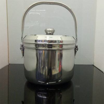 Avoid fire and cook pot with dual purpose energy saving heat preservation pot stainless stewed cooking pot.