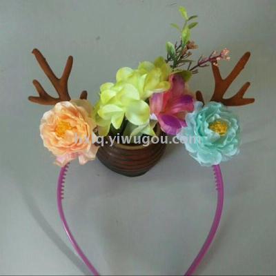 2018 Explosion Unicorn Creative Color Headband Head Buckle Hairware Ornament-Star of the Same Paragraph