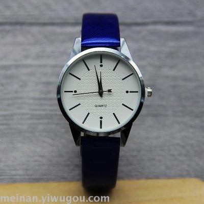 The new color simple lady belt student watch