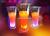 Dalebrook acrylic LED induction drink cup,PS luminescent cup, juice cup