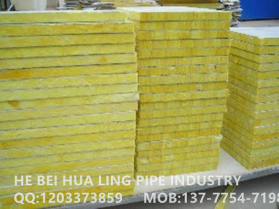 Thermal insulation manufactured by glass fiber board manufacturers supply rock cotton fiber fire prevention board glass wool
