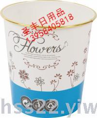 Factory direct sale of the household plastic trash can. Creative circular office basket