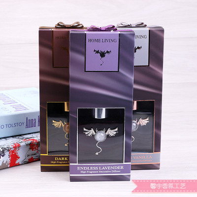 Aromatherapy gift box indoor fragrance candle smokeless cane aromatherapy of scented oil evaporate perfume.