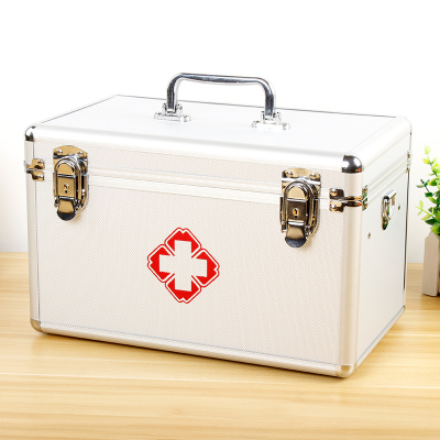 Portable aluminum alloy multi-layer drug receiving box medical consultation box portable factory