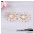 White beige lace pearl water diamond bow bangs for Velcro