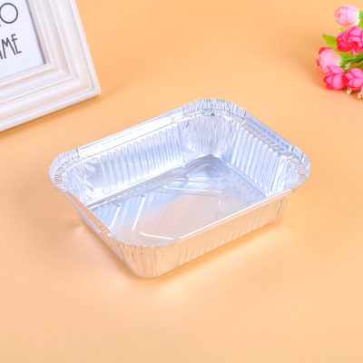 Manufacturers direct selling aluminum foil container lunch box aluminum foil bowl 170*135*45mm