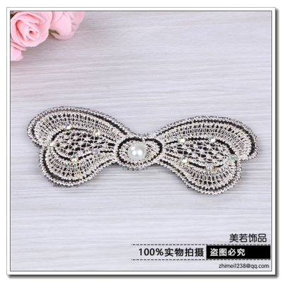 Korean hair accessories personality pieces hair patch headband paste hair Velcro