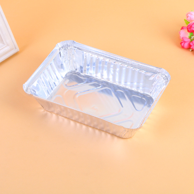 Manufacturers direct selling aluminum foil container dining box aluminum foil bowl 220*160*60mm