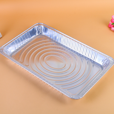 Manufacturers direct selling aluminum foil container aluminum foil foil plate 530*330*60mm