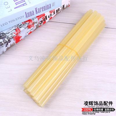 1.1 * 28cm Yellow Hot Melt Glue Stick High Viscosity and High Stability Hot Sol Strip Environmental Protection Glue Stick