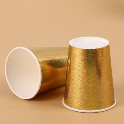 Manufacturer's direct sales double hot cup creative new birthday party paper cup disposable cup.
