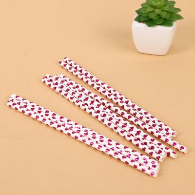Manufacturers direct sales of new holiday birthday party hot paper straw green kraft paper.