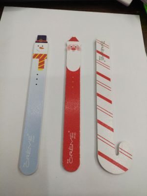 Santa Claus nail polish file bar