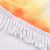 Manufacturer direct selling orange slice printed circular tassel woven beach towel mat.