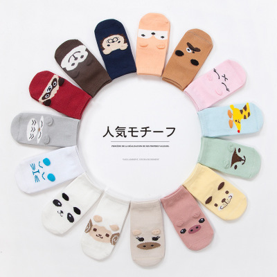 The new anti - slip glue baby floor socks the baby socks wholesale cartoon cotton baby socks manufacturer direct sales