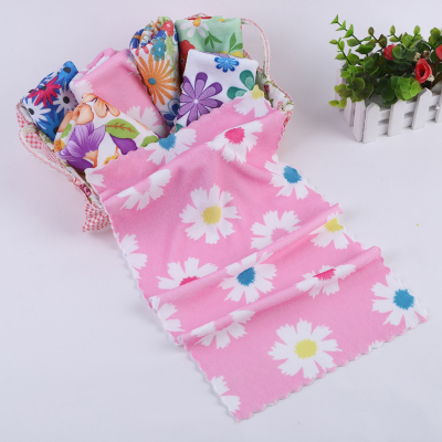 The factory sells cotton rectangle face soft cloth towel baby towel children.