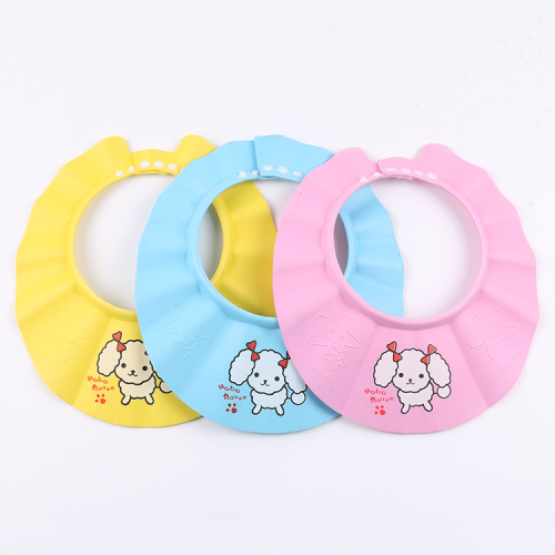 Factory Production Children Shower Cap Baby Cartoon Shampoo Cap Adjustable Shampoo Cap Maternal and Child Supplies 